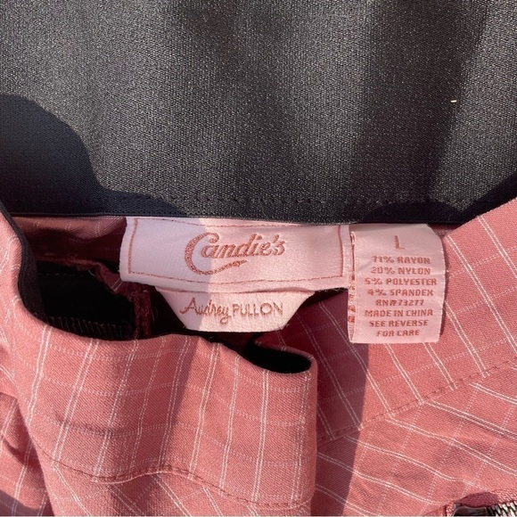 90’s candies pull on pants. Retro vintage pink candies pants. Size large - Picture 3 of 4